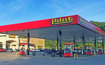 Weather Protection Solutions Using A Gasoline Station Canopy, Tulsa, OK, For Safer Fueling