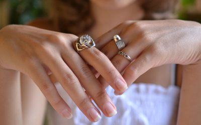 Timeless style reimagined with Champagne Vintage Lab Grown Diamond Engagement Rings New York NY